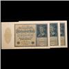 Image 2 : 3x Consecutive 1922 Germany "Vampire" 10,000 Marks Post-WWI Hyperinflation Banknotes, All CU! P# 72 