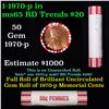 Image 1 : Shotgun Lincoln 1c roll, 1970-p 50 pcs Brandt 50c Wrapper.