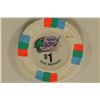 Image 2 : $1 ISLE CAPRI CASINO CHIP. BILOXI, MISSISSIPPI