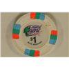 Image 2 : $1 ISLE CAPRI CASINO CHIP. BILOXI, MISSISSIPPI