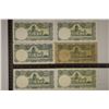 Image 2 : 6-1955 THAI 1 BHAT BILLS. 4 ARE CRISP & 2 HAVE
