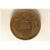 Image 2 : 1883 DENMARK 2 ORE (EXTRA FINE+)