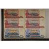 Image 2 : 6 CAMBODIA BILLS: 4-2004 FIVE HUNDRED REILS & 2