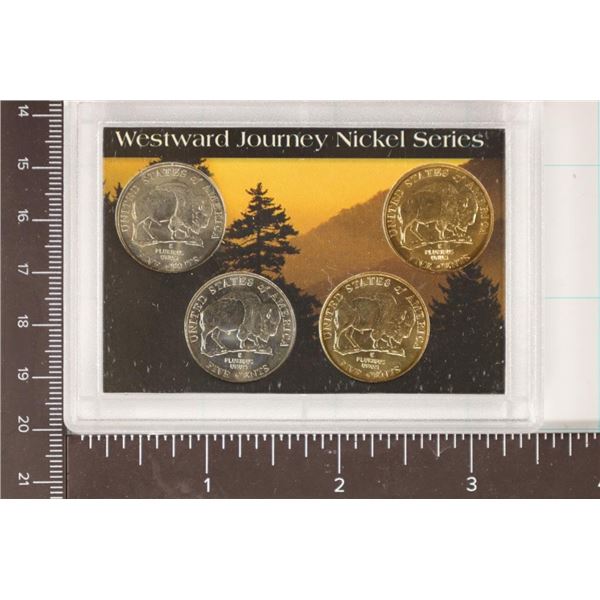 4 COIN WESTWARD JOURNEY NICKEL SET: 2005 P & D