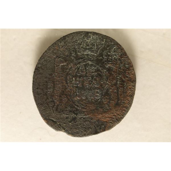 1768 -KM SIBERIA COPPER 10 KOPEK COIN