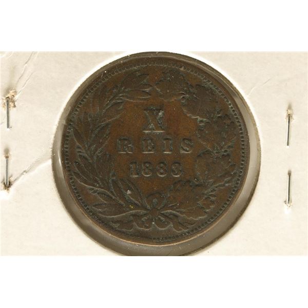 1883 PORTUGAL 10 REIS