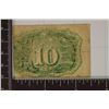 Image 2 : 1863 US 10 CENT FRACTIONAL CURRENCY