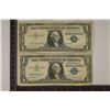 Image 1 : 1957 & 1957-A US $1 SILVER CERT STAR NOTES, BLUE