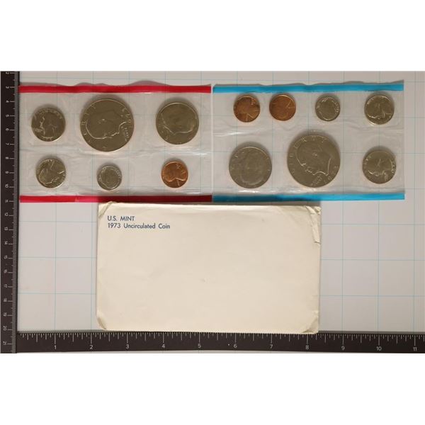 1973 US MINT SET (UNC) P/D/S (WITH ENVELOPE)