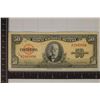 Image 1 : 1950 CUBA 50 PESO BILL, INK ON OBVERSE