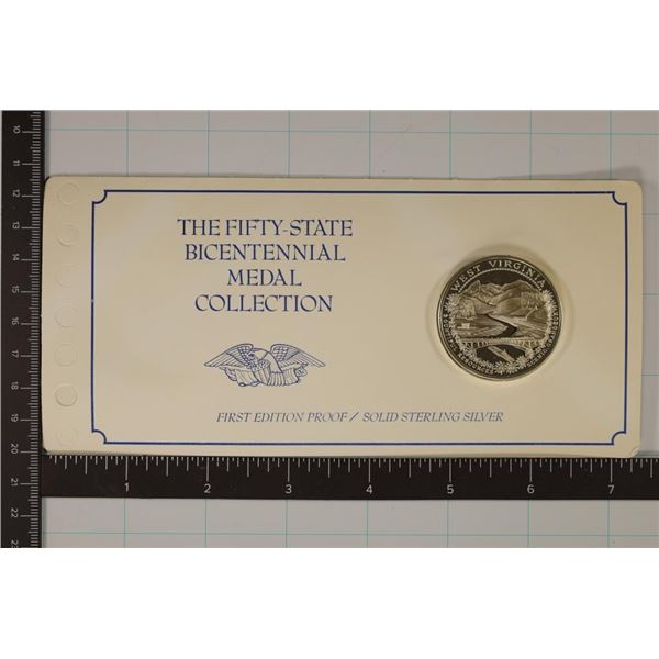 FIFTY-STATE BICENTENNIAL STERLING SILVER PROOF