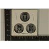 Image 1 : 3-1 GRAM PROOF SILVER INGOTS. LIBERTY BELL, STATUE