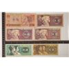 Image 1 : 6 REPUBLIC OF CHINA BILLS 1, 2  & 3-5'S (1980) JIO