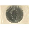 Image 2 : 1990 CANADA SILVER $5 MAPLE LEAF COIN (BU)