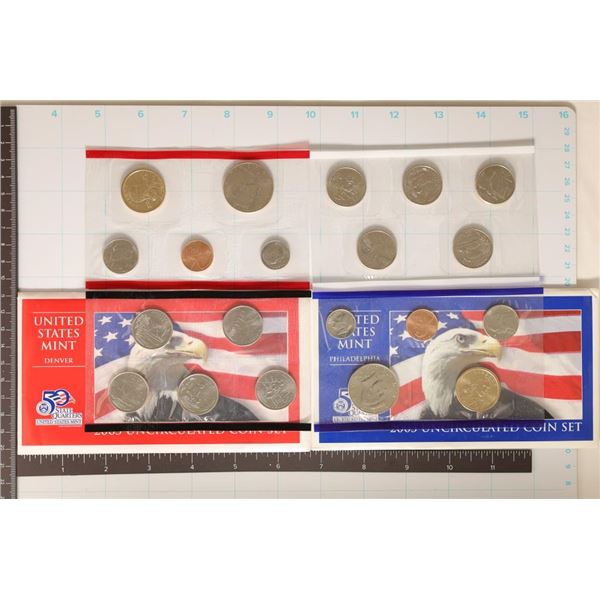 2003 US MINT SET (UNC) P/D (WITH ENVELOPE)