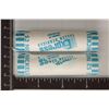 Image 1 : 2 SOLID DATE ROLLS OF 2002-P BU JEFFERSON NICKELS