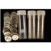 Image 1 : 3 SOLID DATE ROLLS OF JEFFERSON NICKELS: 1949,