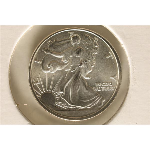 1/10 TH TROY OZ .999 FINE SILVER UNC ROUND