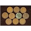 Image 1 : 10 INDIAN HEAD CENTS. 1900 TO 1907