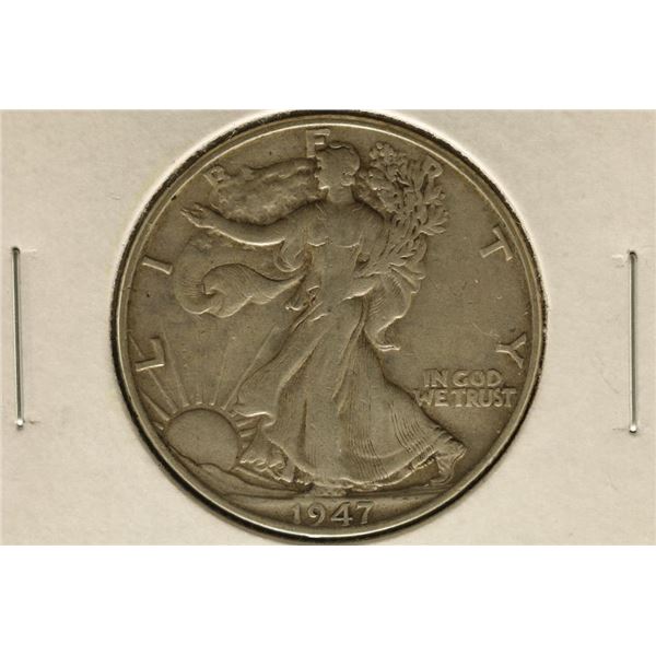 1947 SILVER WALKING LIBERTY HALF DOLLAR