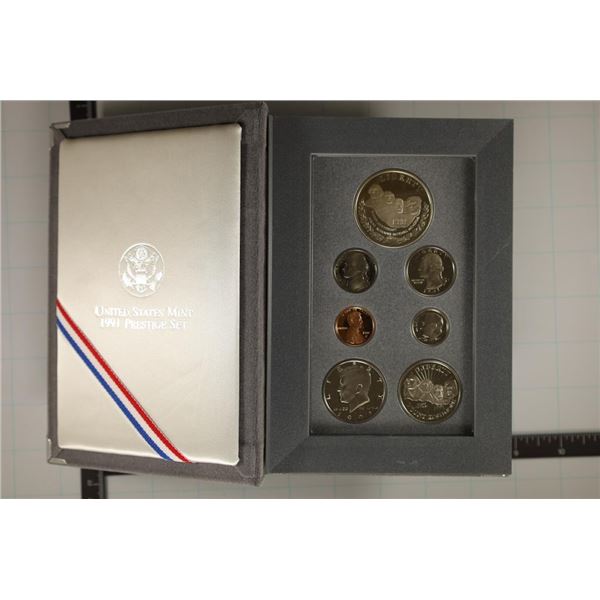 1991 US PRESTIGE PROOF SET MT. RUSHMORE