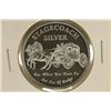 Image 1 : 1 TROY OZ .999 FINE SILVER PF ROUND STAGECOACH