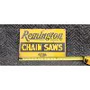 Image 1 : NO RESERVE Remington chain saws metal sign 15 inches wide by 10 inches high 