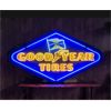 Image 1 : NO RESERVE 5 FOOT MASSIVE GOOD YEAR USED TIRES NEON