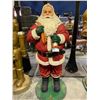 Image 1 : STATUE OF SANTA CLAUS WITH BELL & GIFT BAG APPROX 74" TALL