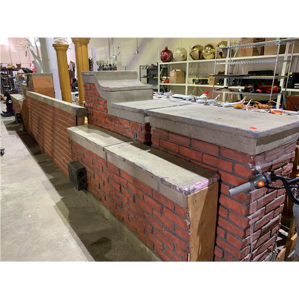 7-PC FAUX BRICK DECOR