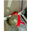 Image 2 : 5 ASSORTED LARGE CHRISTMAS ORNAMENTS