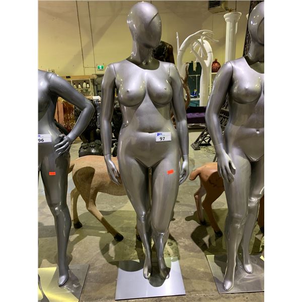 APPROX 6' TALL MANNEQUIN WITH STAND