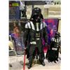 Image 1 : DARTH VADER FIGURE BATTERY OPERATED SOUND (SOUND MAY HAVE ISSUES) WITH LIGHTSABER APPROX 49" TALL