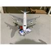 Image 2 : AIR NEW ZEALAND BOING 747-400 ZK-NBT MODEL AIRPLANE ON STAND 11" LONG