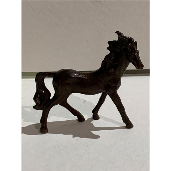 HEAVY COPPER CASTED HORSE ORNAMENT