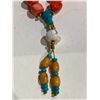 Image 2 : SINO-TIBETAN RED CORAL BEADS BRACELET WITH CONCH SHELL BEAD PENDANT