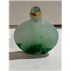 Image 1 : SPINACH GREEN JADEITE SNUFF BOTTLE