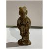 Image 1 : MOTTLED YELLOW JADE FIGURINE