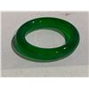 Image 1 : BURMESE SPINACH GREEN JADEITE BANGLE