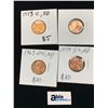 Image 2 : UNCIRCULATED LINCOLN AND WHEAT CENT PACKET, INCLUDES 1943 STEEL CENT