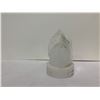 Image 2 : CLEAR QUARTZ POINT WITH INCLUSIONS RETAIL $1,289.51, 3.5"