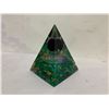 Image 2 : MALACHITE ORGONITE PYRAMID