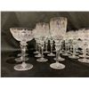 Image 2 : 36 PIECES OF MILLER ROGASKA CRYSTAL INCLUDING DECANTER, VASE AND GLASSES