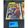 Image 2 : 4 1950'S 10C COMIC BOOKS; THE OUTLAW KID, THE HOODED HORSEMAN, THE TEXAS RANGER AND COWBOY LOVE