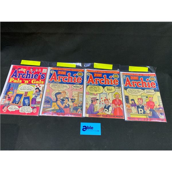 4 1950'S 10C ARCHIE COMIC BOOKS