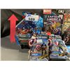 Image 2 : 6 ASSORTED MARVEL CAPTAIN AMERICA TOYS IN ORIGINAL PACKAGING