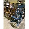 Image 2 : 2 ASSORTED ANTIQUE CHAIRS & ANTIQUE STEP LADDER