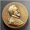 Image 2 : FRANCE Bronze Medal : 1598 Henri IV with Sword on reverse