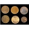 Image 1 : CANADA Cent 1902-1933. A Lot of 6 Coins Very Fine-Unc