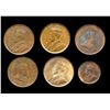Image 2 : CANADA Cent 1902-1933. A Lot of 6 Coins Very Fine-Unc